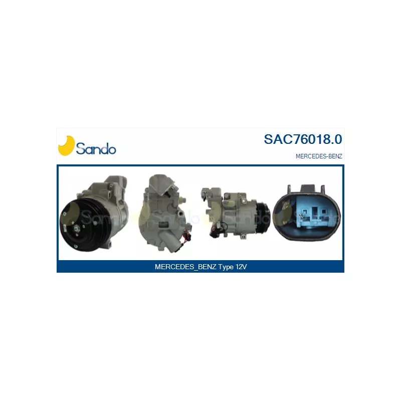 Compresseur, climatisation SANDO SAC76018.0