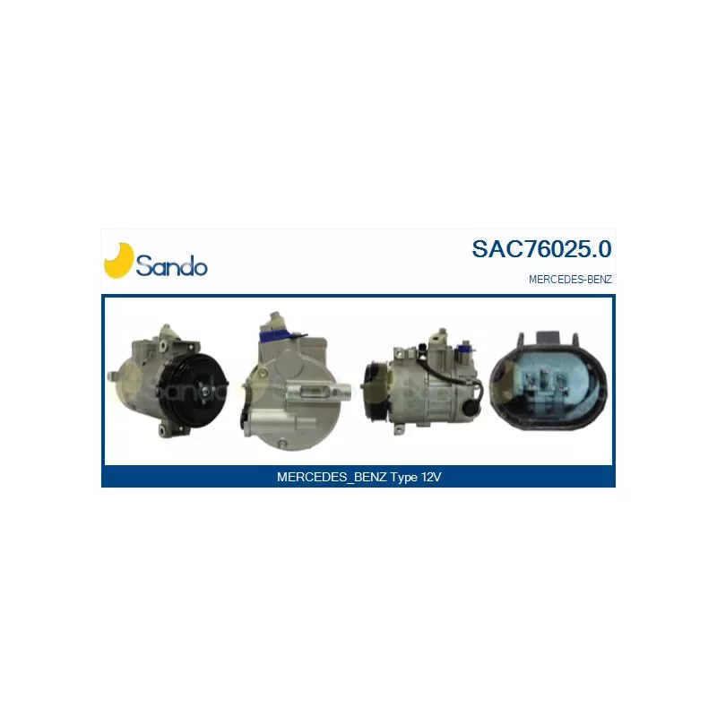 Compresseur, climatisation SANDO SAC76025.0
