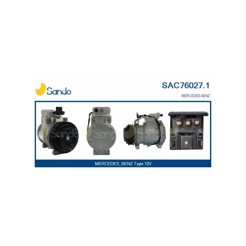 Compresseur, climatisation SANDO SAC76027.1