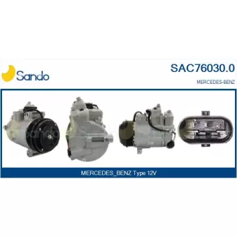 Compresseur, climatisation SANDO SAC76030.0