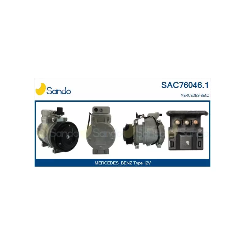 Compresseur, climatisation SANDO SAC76046.1