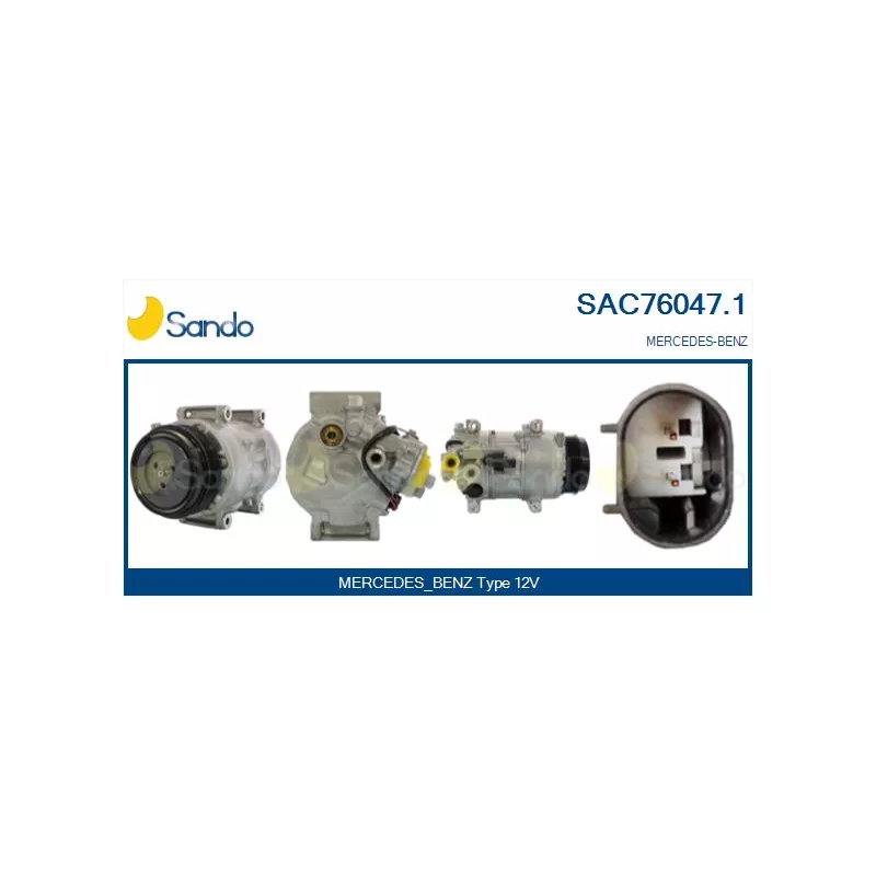 Compresseur, climatisation SANDO SAC76047.1