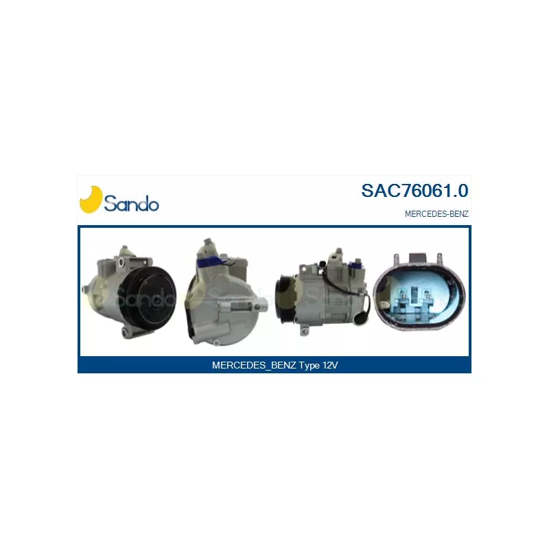 Compresseur, climatisation SANDO SAC76061.0