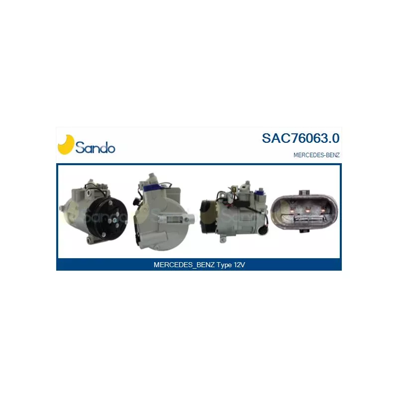 Compresseur, climatisation SANDO SAC76063.0