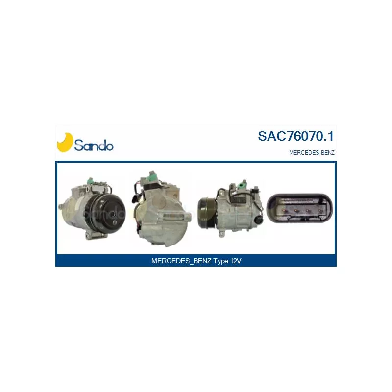 Compresseur, climatisation SANDO SAC76070.1