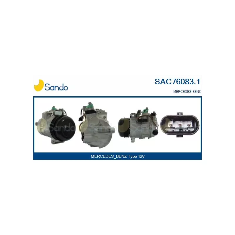 Compresseur, climatisation SANDO SAC76083.1
