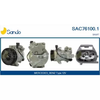 Compresseur, climatisation SANDO SAC76100.1