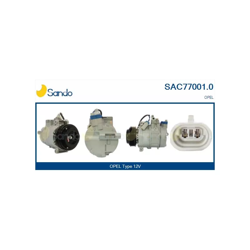 Compresseur, climatisation SANDO SAC77001.0