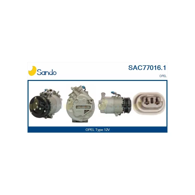 Compresseur, climatisation SANDO SAC77016.1