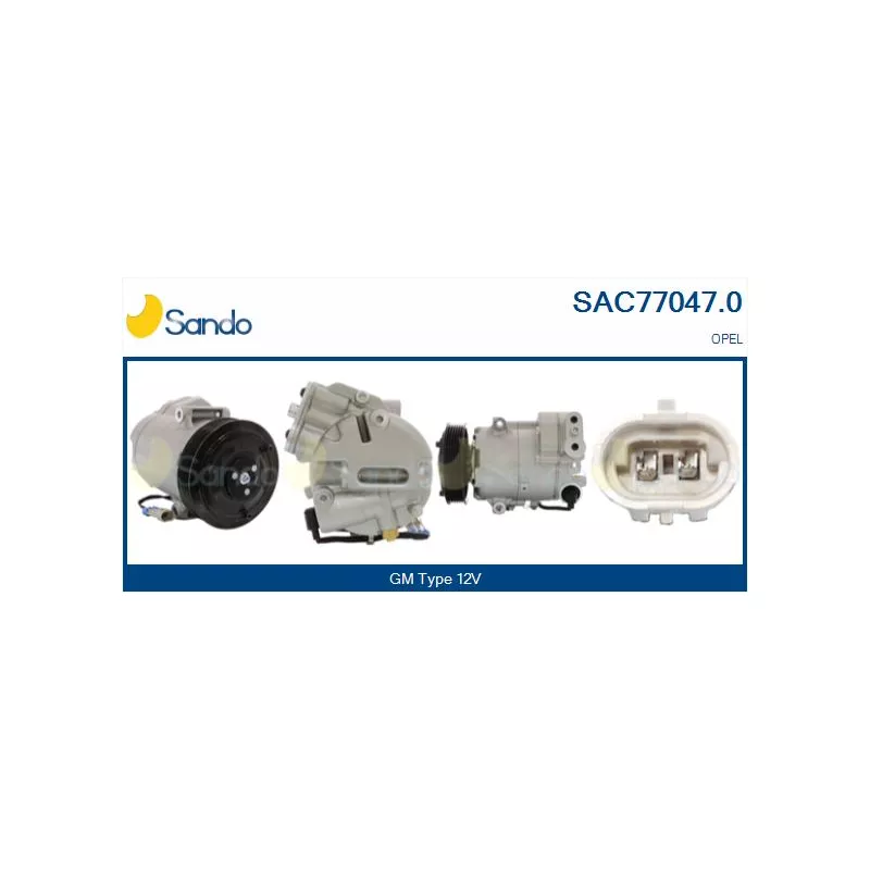 Compresseur, climatisation SANDO SAC77047.0