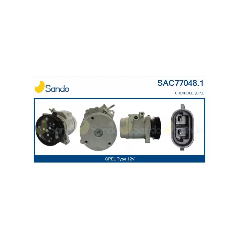 Compresseur, climatisation SANDO SAC77048.1