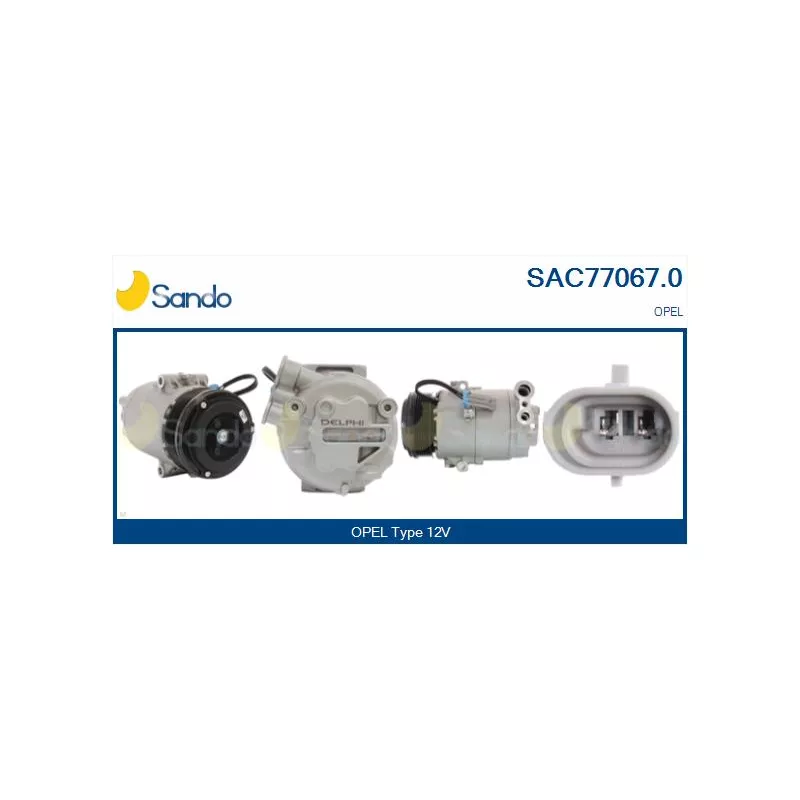 Compresseur, climatisation SANDO SAC77067.0