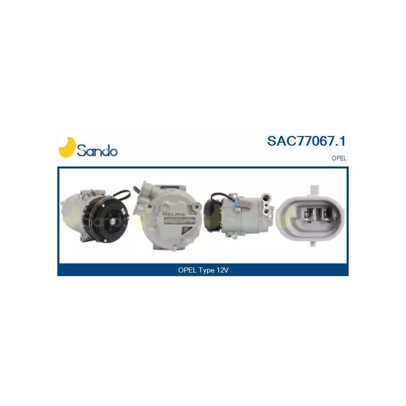 Compresseur, climatisation SANDO SAC77067.1