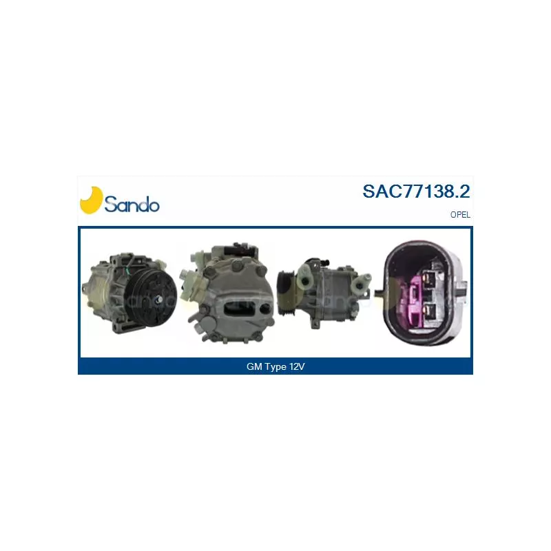 Compresseur, climatisation SANDO SAC77138.2