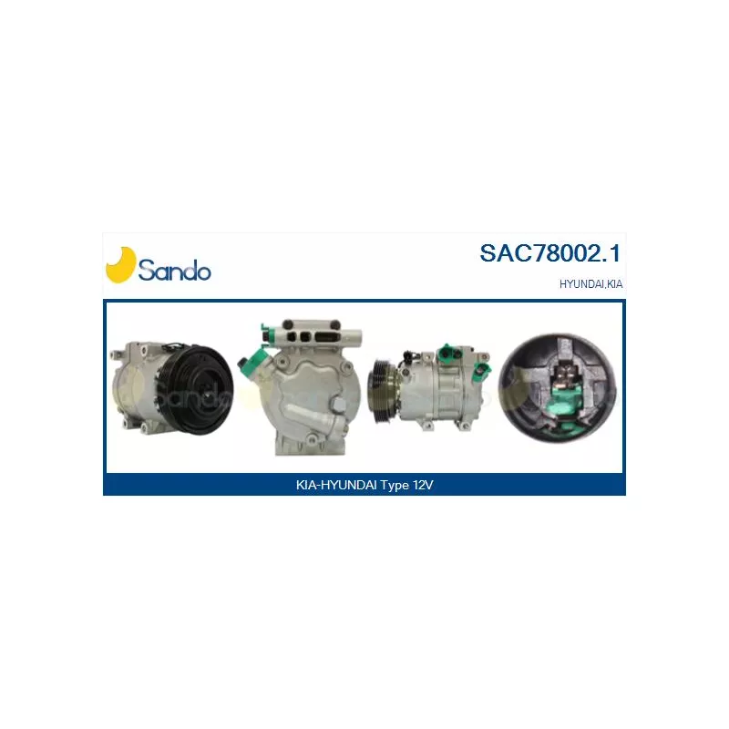 Compresseur, climatisation SANDO SAC78002.1