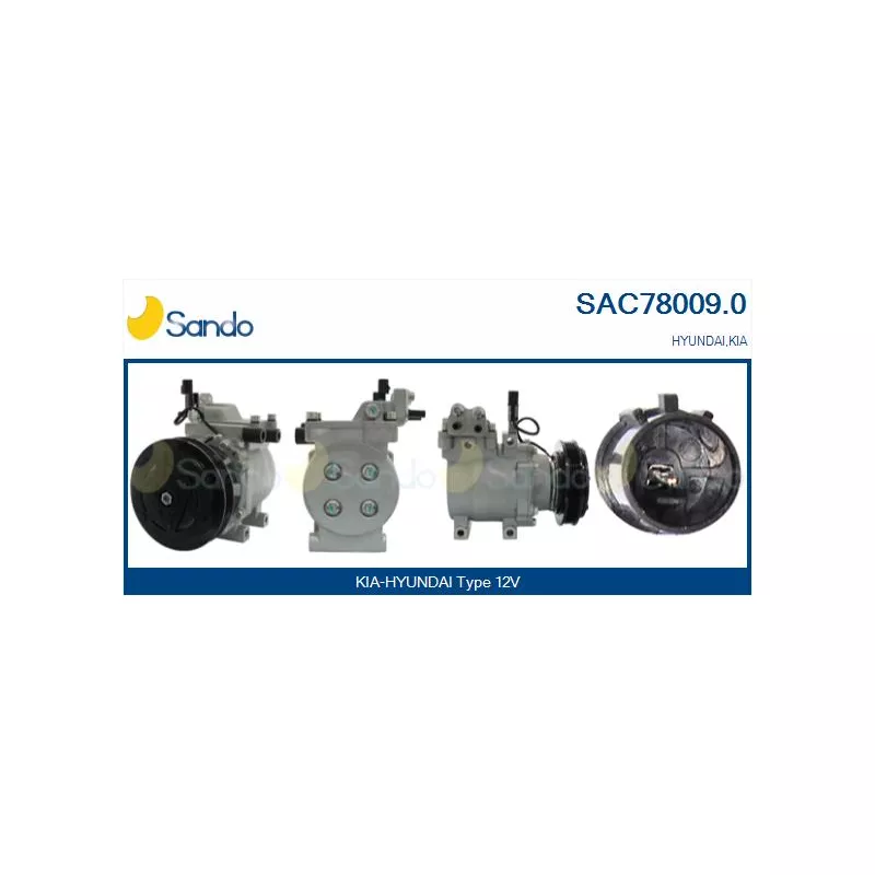 Compresseur, climatisation SANDO SAC78009.0