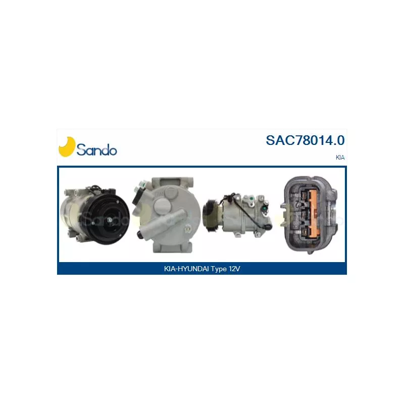 Compresseur, climatisation SANDO SAC78014.0