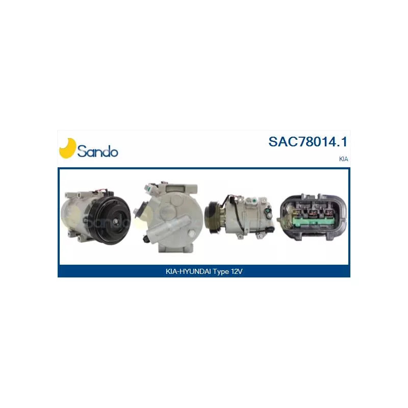 Compresseur, climatisation SANDO SAC78014.1