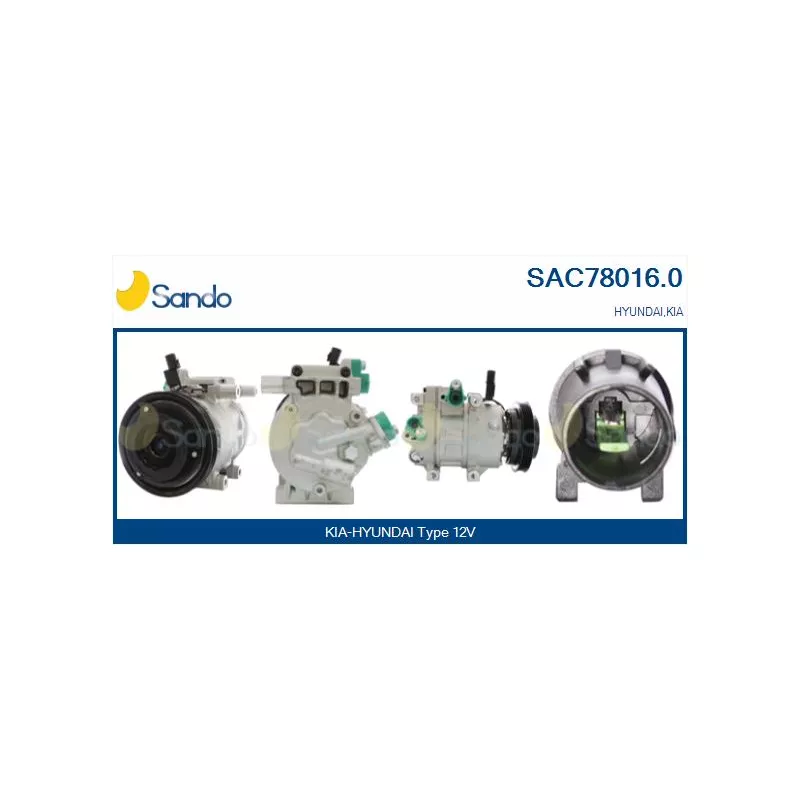 Compresseur, climatisation SANDO SAC78016.0