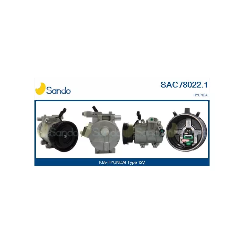 Compresseur, climatisation SANDO SAC78022.1