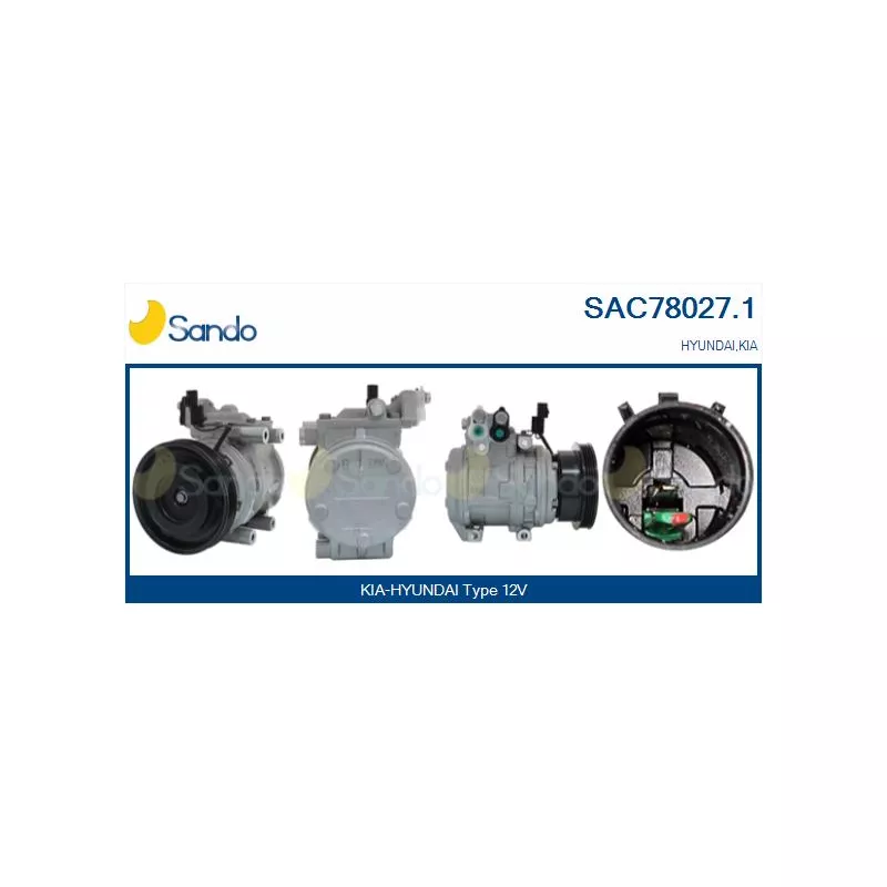 Compresseur, climatisation SANDO SAC78027.1