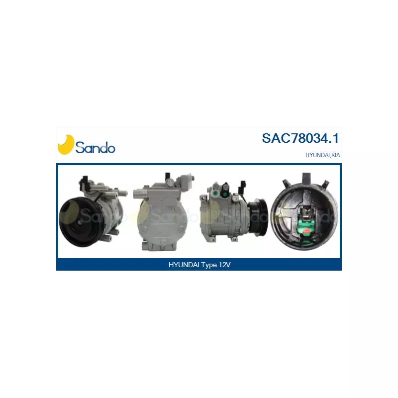 Compresseur, climatisation SANDO SAC78034.1