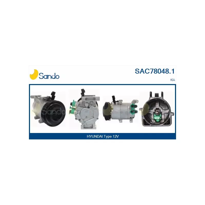 Compresseur, climatisation SANDO SAC78048.1