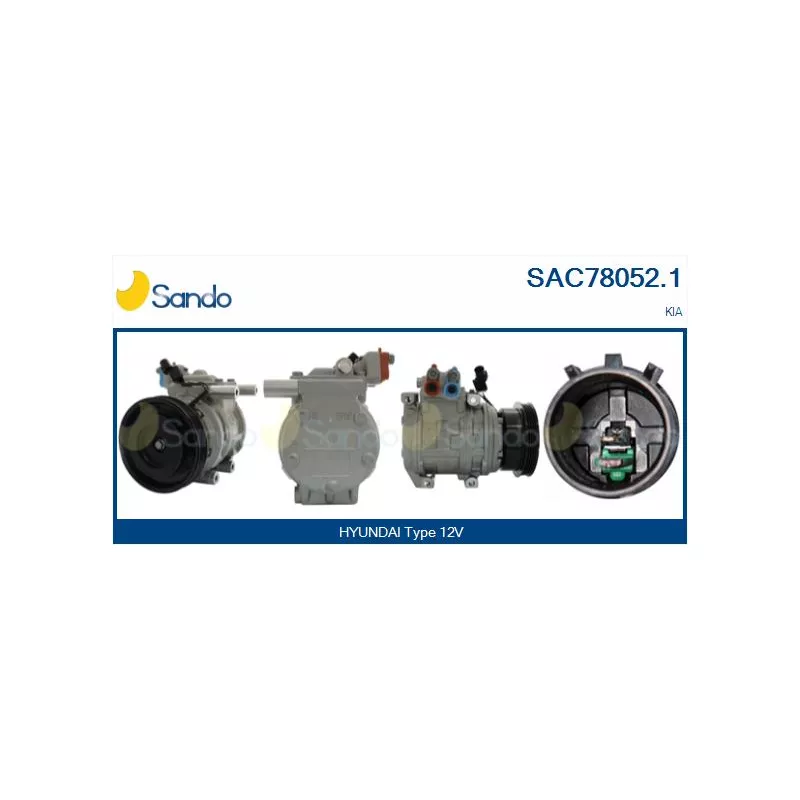 Compresseur, climatisation SANDO SAC78052.1