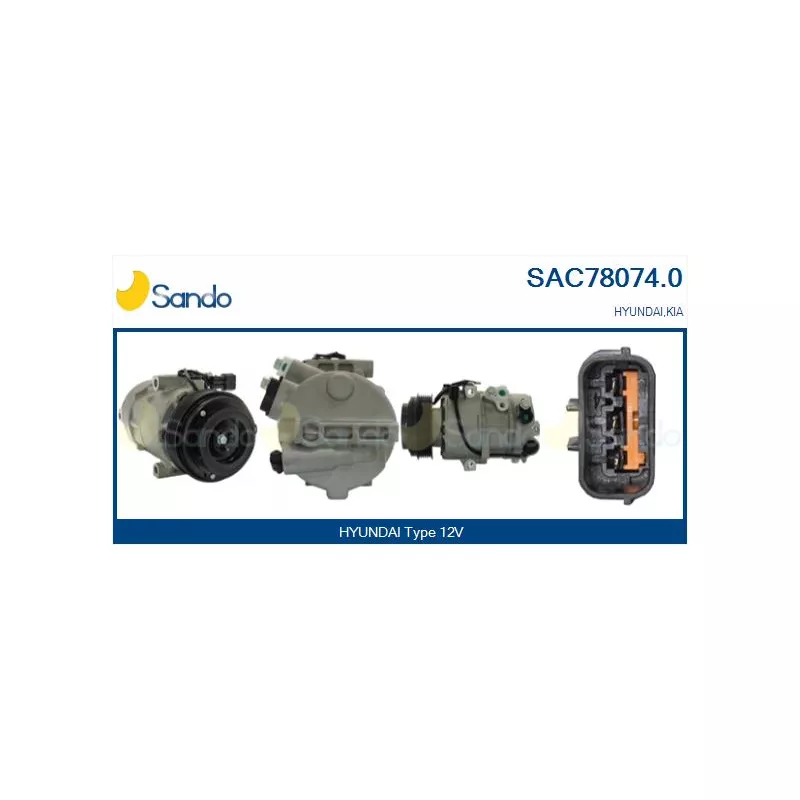Compresseur, climatisation SANDO SAC78074.0