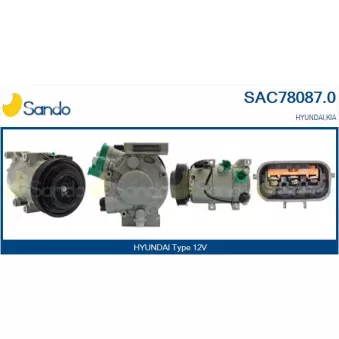 Compresseur, climatisation SANDO SAC78087.0