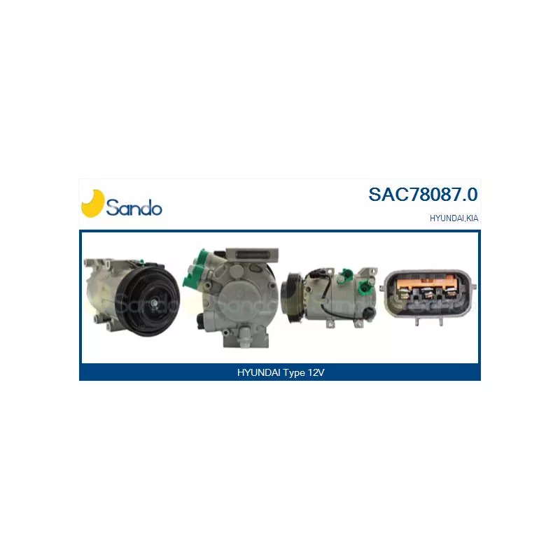 Compresseur, climatisation SANDO SAC78087.0