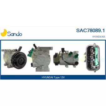 Compresseur, climatisation SANDO SAC78089.1