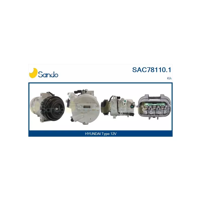 Compresseur, climatisation SANDO SAC78110.1