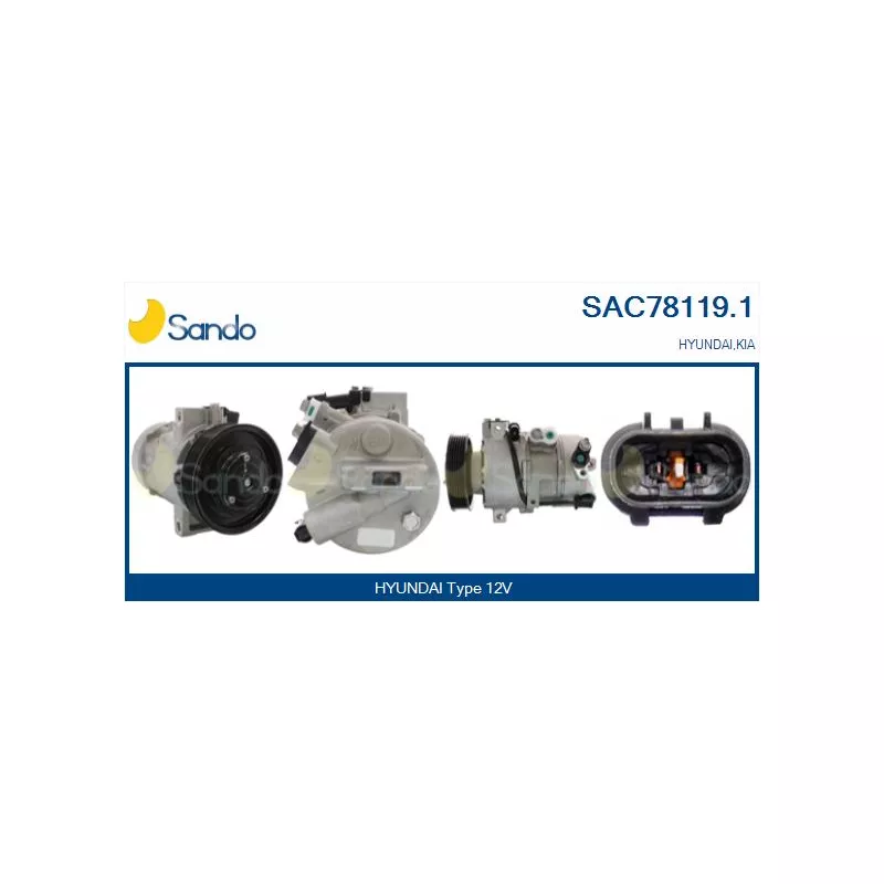 Compresseur, climatisation SANDO SAC78119.1
