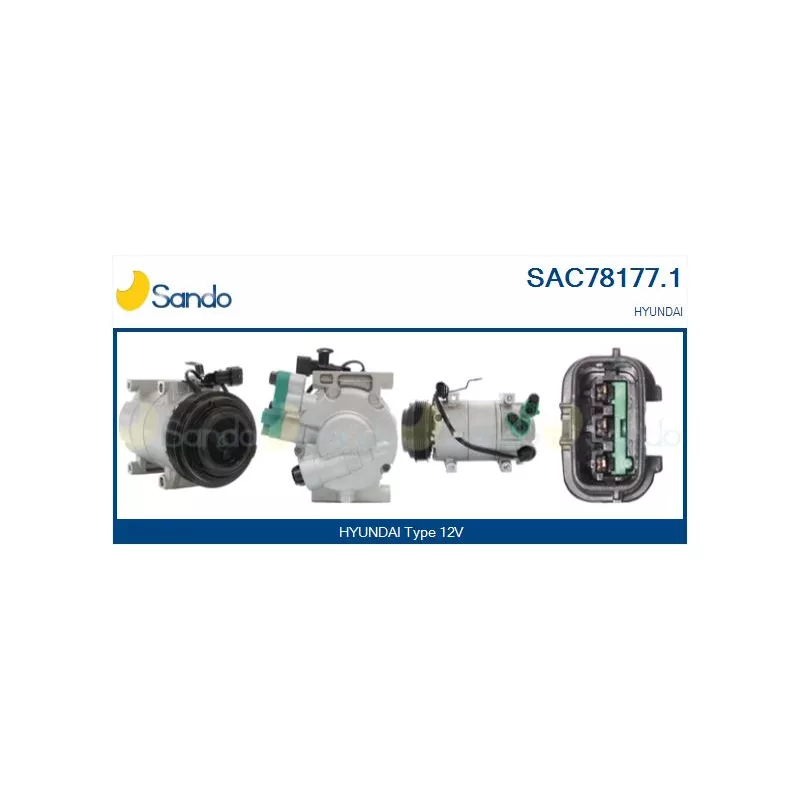 Compresseur, climatisation SANDO SAC78177.1