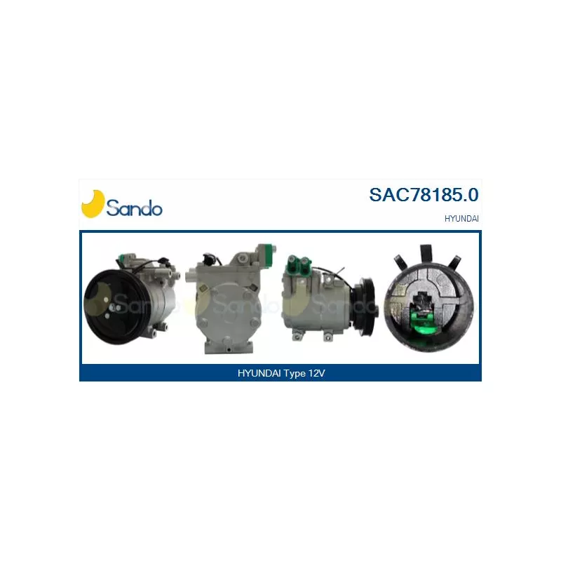 Compresseur, climatisation SANDO SAC78185.0