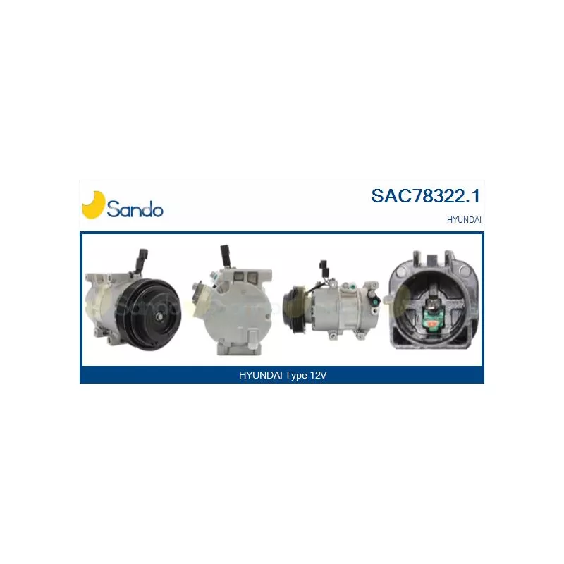 Compresseur, climatisation SANDO SAC78322.1