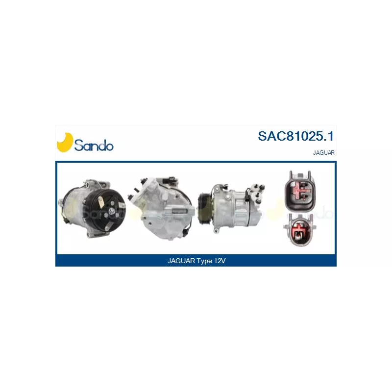 Compresseur, climatisation SANDO SAC81025.1