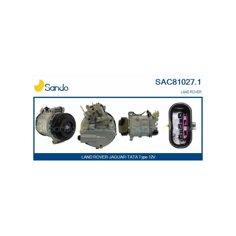 Compresseur, climatisation SANDO SAC81027.1