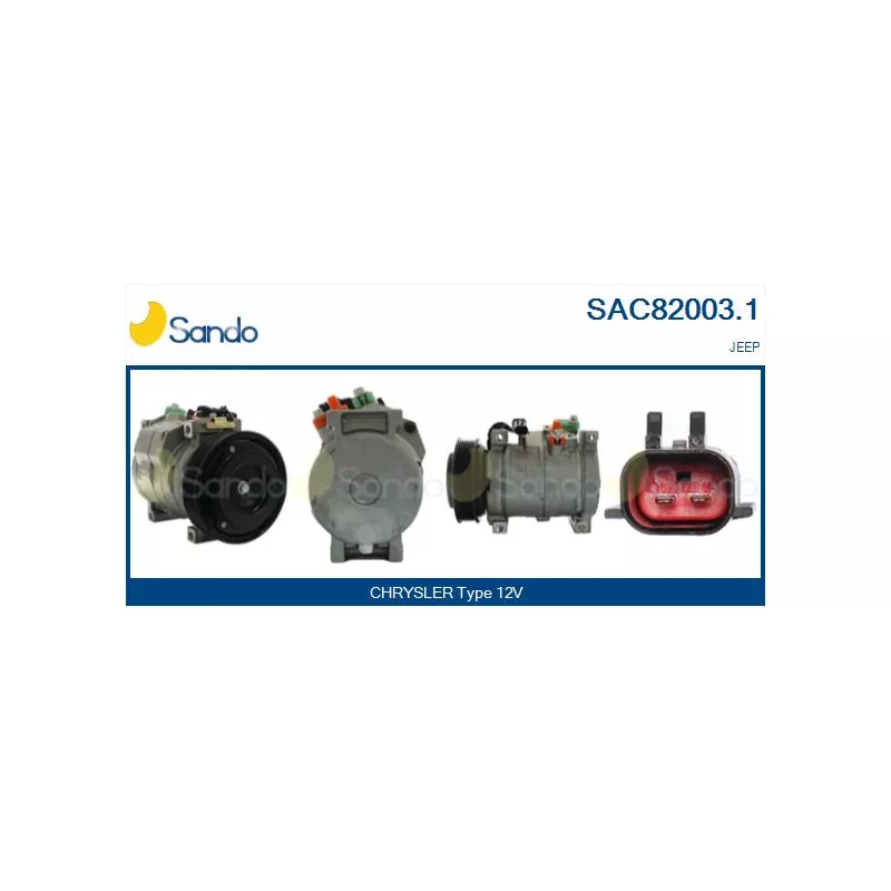 Compresseur, climatisation SANDO SAC82003.1