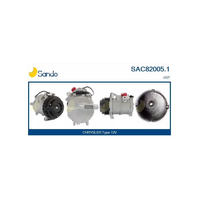 Compresseur, climatisation SANDO SAC82005.1