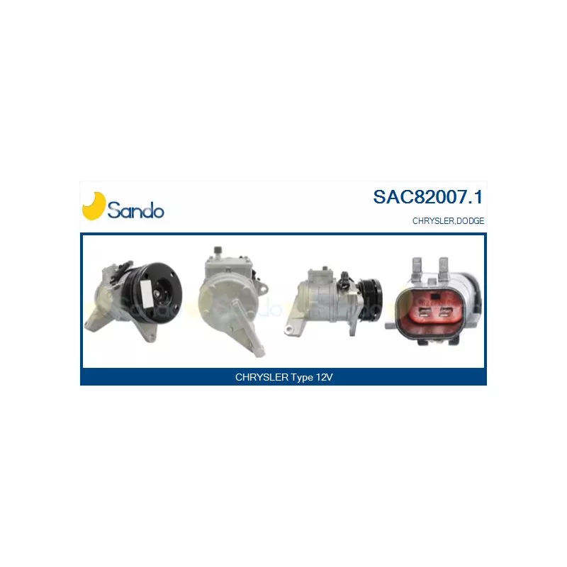 Compresseur, climatisation SANDO SAC82007.1
