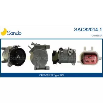 Compresseur, climatisation SANDO SAC82014.1