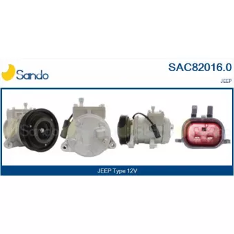 Compresseur, climatisation SANDO SAC82016.0