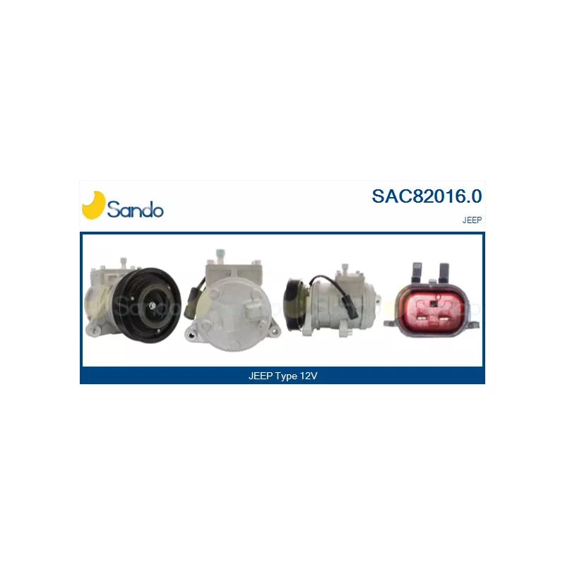 Compresseur, climatisation SANDO SAC82016.0