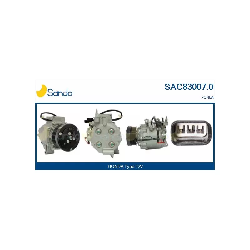 Compresseur, climatisation SANDO SAC83007.0