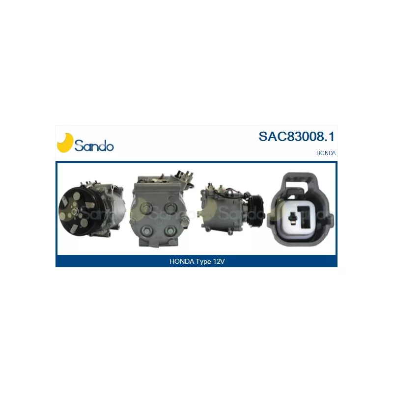 Compresseur, climatisation SANDO SAC83008.1