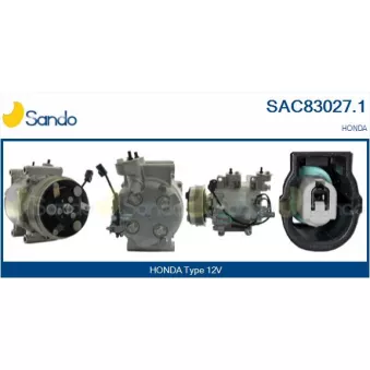 Compresseur, climatisation SANDO SAC83027.1