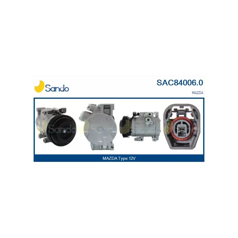 Compresseur, climatisation SANDO SAC84006.0