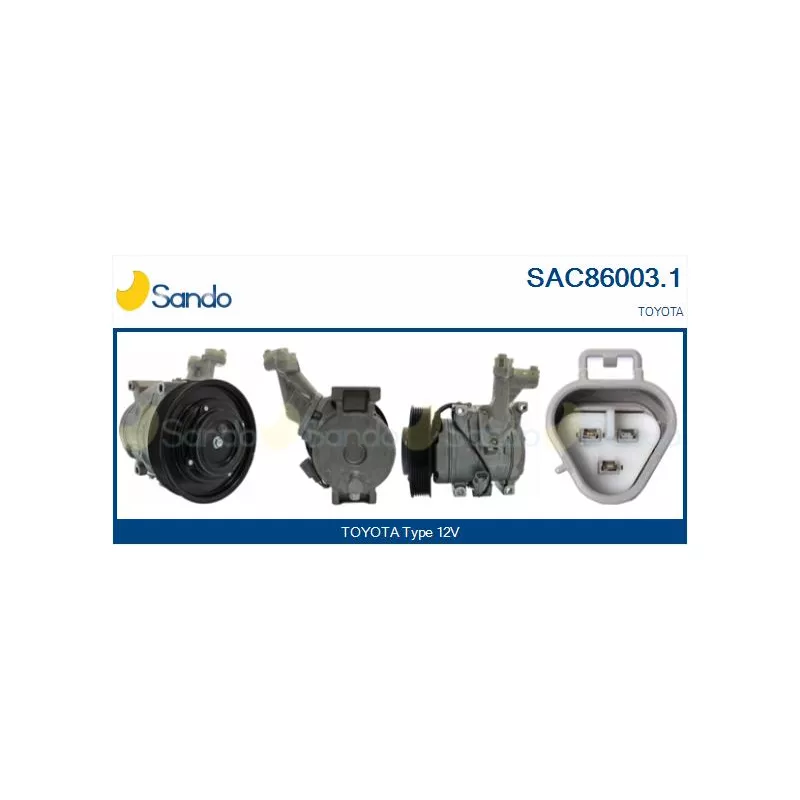 Compresseur, climatisation SANDO SAC86003.1